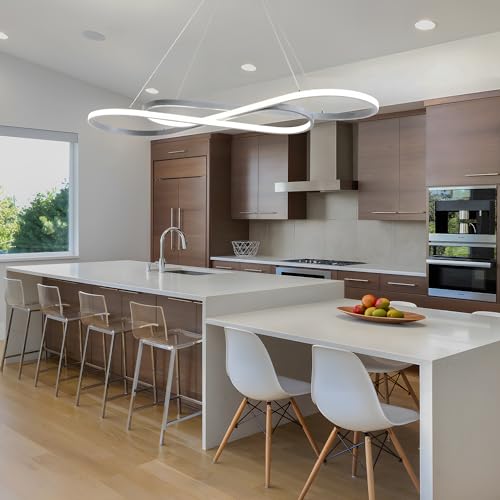 Image of 59.06in Large Dimmable LED Pendant Chandelier