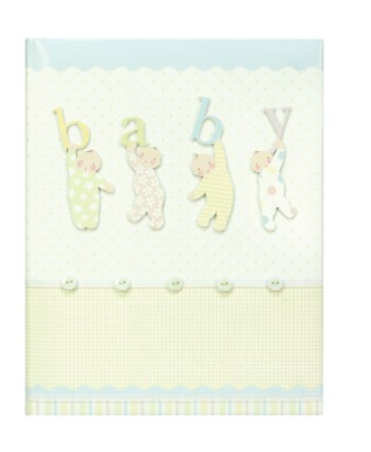 CR Gibson Memory Book to Record Baby's First Five Years, Pajama Babies,