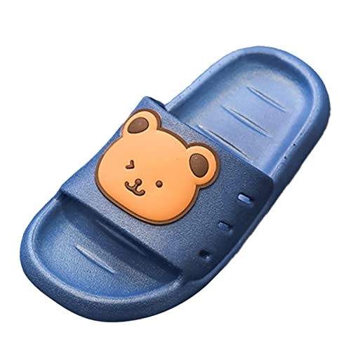 Generisch Zapatos antideslizantes suelas suaves interiores y exteriores bañarse para niñas y hombres zapatillas 48, azul, 25 EU