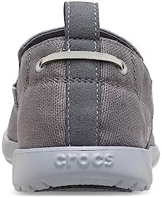 Crocs Men's Walu Loafers, Slip-On Shoes, Casual Walking Shoes, Slate Grey, 9 Men | Image 6