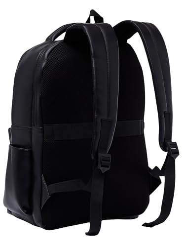 Image of FUR JADEN 15.6 Inch Laptop Backpack I Premium & Durable Vegan Leather I Anti-Theft Pocket I Breathable Air-Mesh I 30L Storage Volume I Men Women I Work Professional & Casual Use