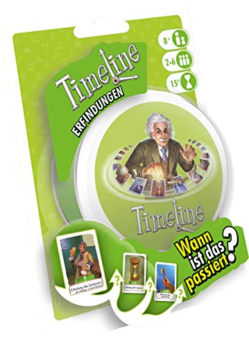 Preisvergleich Produktbild Asmodee Zygomatic ASMD0030 Timeline Erfindungen, Familien-Spiel, Deutsch
