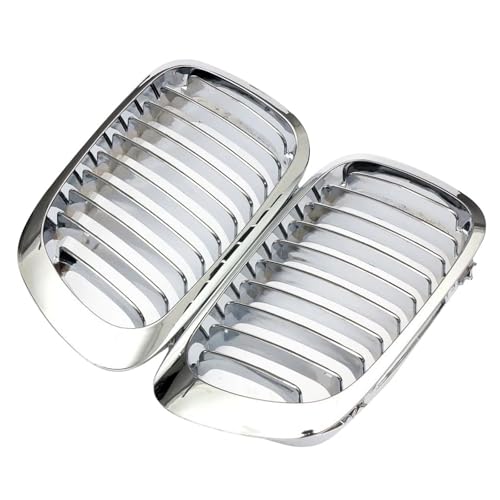 Rejilla frontal cromada premium para parachoques delantero de BMW E46 325Ci 3