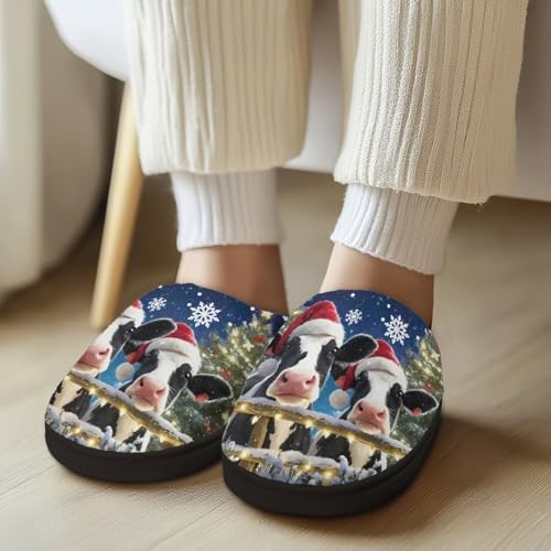 Women's Cozy Fuzzy Slipper Unisex Slip On Casual House Slippers Bedroom Shoes with Anti-Skid Sole Indoor for Men3