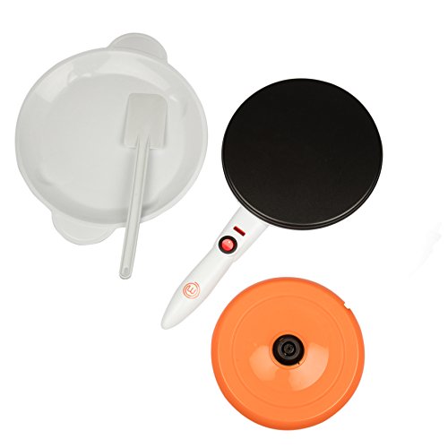 MasterChef Cordless Crepe Maker w Nonstick Dipping Plate plus Electric Base & Spatula, Includes Recipe Guide, Compact Baker Machine for Thin Homemade Crepes, Baked Dessert Treats, Breakfast or Brunch by SCS Direct - Image 6