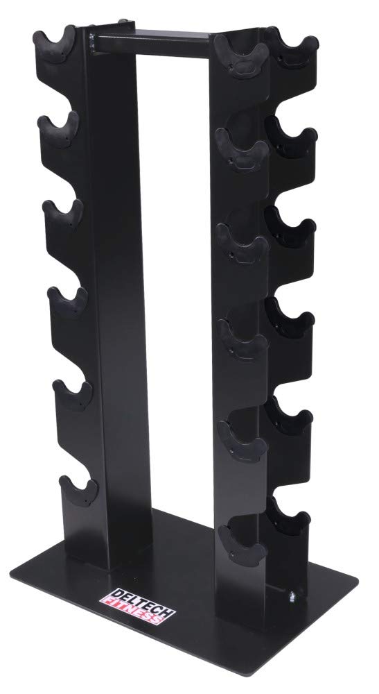 DF5100 6 Pair Vertical Dumbbell Rack by Deltech Fitness