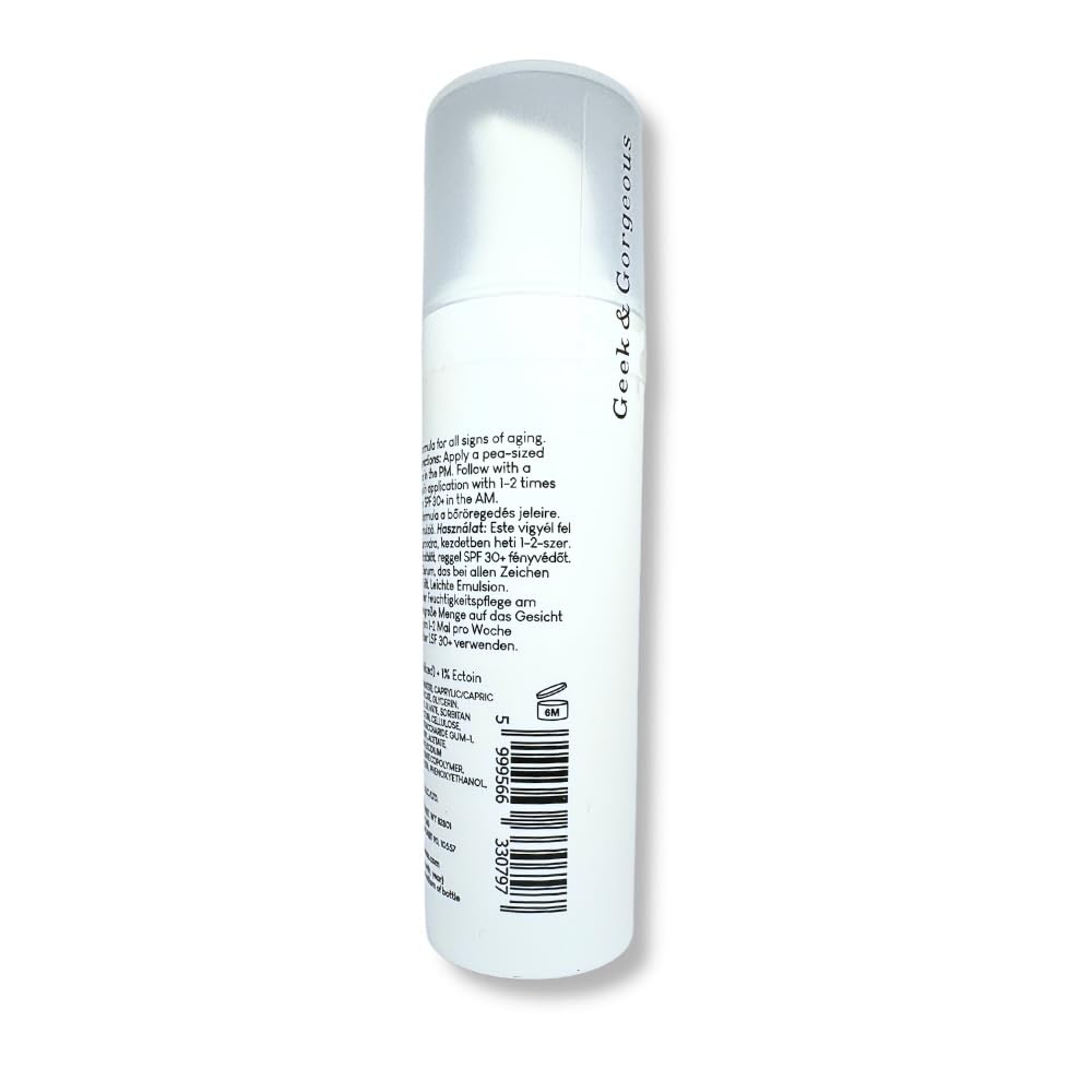 Geek & Gorgeous A-Game 20 – 0,2 % Retinal-Serum – Anti-Aging-Nachtserum mit Vitamin A – Mildert Falten, glättet Haut & stärkt Kollagen – Für Retinoid-erfahrene – 30 ml