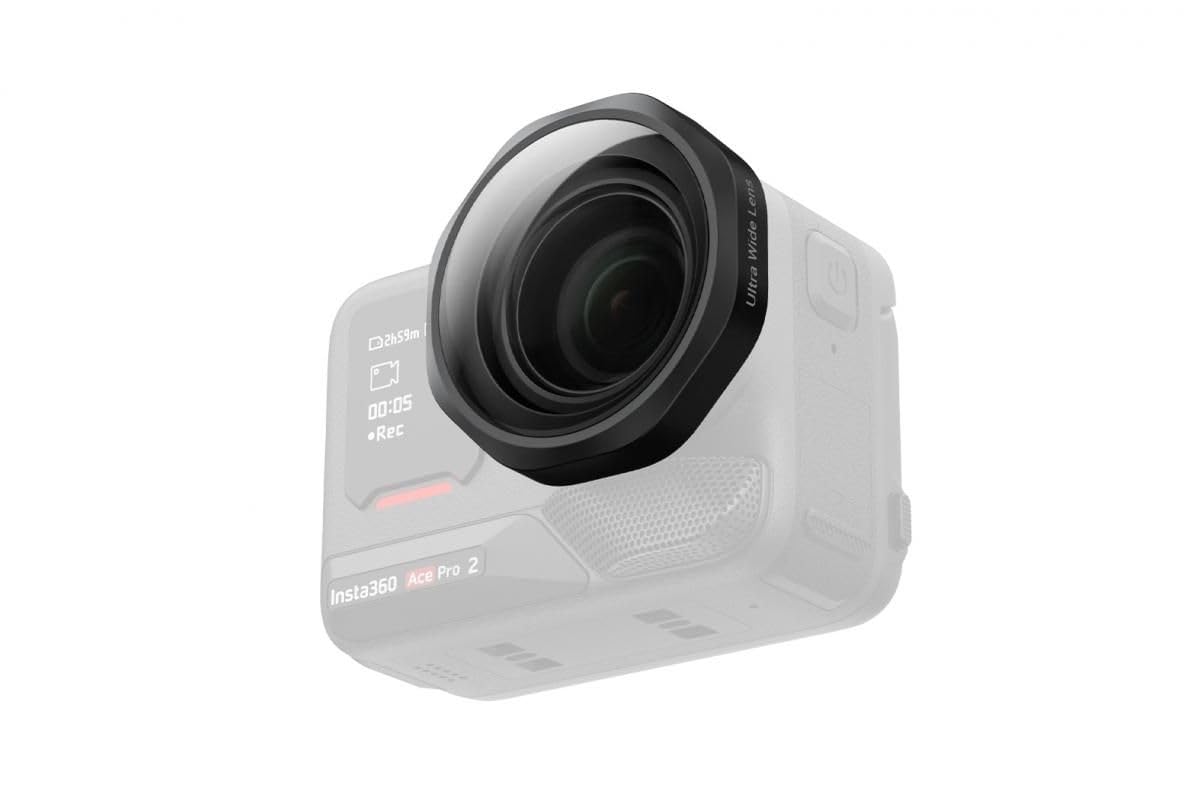 Insta360 Ace Pro 2 Lente Ultra Ancha con Campo de visión de 189 Grados