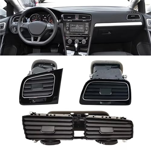 Cadre d'aération Golf 7 en ABS robuste pour console centrale MK7