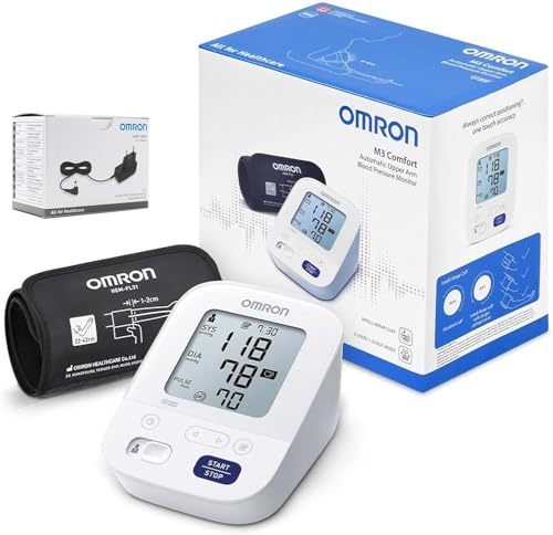 Tensiómetro Brazo M3 Comfort + Adaptador de corriente universal