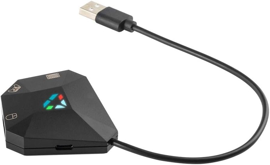 Tastatur-Maus-Adapter-Konverter f r PS4 f r PS3 f r Xbox One 360 f r Switch-Spielkonsole mit Typ-C-Anschluss benutzerdefinierte Tastenzuordnung