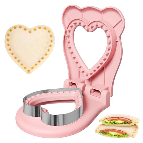 Sandwich Cutters for Kids Lunch, Breakfast Crustless Sandwich Maker