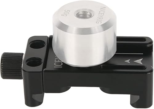Miniatura 7 de NICEYRIG Abrazadera de liberación rápida para Arca-Swiss, con múltiples hilos de montaje Placa inferior de zapata fría aplicable para DJI Ronin