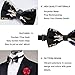 SESLFLKPJK Mens Boys I'M Not Gay I'M Super Gay Lgbt Rainbow Unicorn Pride Pre-Tied Bow Ties for Evening Party, Birthday, Halloween, Fashion Banded Bow Ties