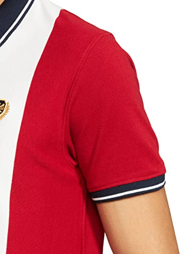 Image of Max Men Cotton Vertical Striped Slim Fit Polo