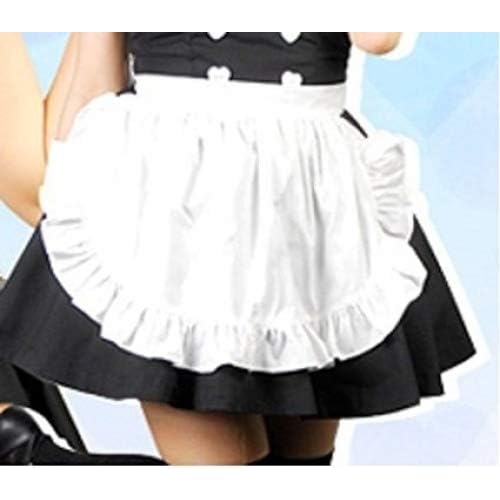 Костюм горничной Candy Girl Ciara (бюстгальтер, стринги, наклейки на грудь, фартук, головной убор), черно-белый, OS 0T-00014429 - Candy Girl - Ролевые эротические костюмы горничные - Купить