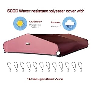 Dog kennel cover top replacement 4x8 for 60731   cucciolini doodles