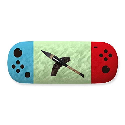 Chino caligrafía cepillo pluma progenitor almacenamiento gafas caso creativo juego Shell titular