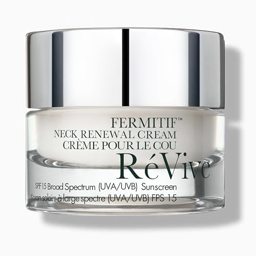 RVive Fermitif Neck Renewal Cream Neck & Dcolletage Firming Day Cream with SPF 15 Tightening Hydrating & Elasticity Enhancing with Bio-Renewal Peptide & Bio-Firming Peptide 15 ml / 0.5 oz