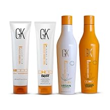 GK HAIR The Best 3.4 oz and Vegan Shampoo Conditioner 8.5 oz Duo Bundle with pH+ Shampoo 3.4 oz Kit - Transform Your Hair for Lasting Shine and Softness!