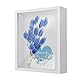 3D Bilderrahmen zum Befüllen, 22x27cm 3D Tief Objektrahmen mit Transparente Acrylplatte Rahmen, Schattenbox Vitrine Rahmen, Hölzern 3D Rahmen für Medaillen Blumen Erinnerungsstücke Foto (Weiß 5CM)
