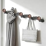 Multifonction: Porte manteau mural enfant convient pour suspendre des vestes et des clés dans la zone d'entrée, suspendre des serviettes et des peignoirs dans la salle de bain, suspendre des tabliers et des ustensiles de cuisine dans la cuisine, répondant aux besoins de rangement des différents espaces de vie et assurant plus d'ordre