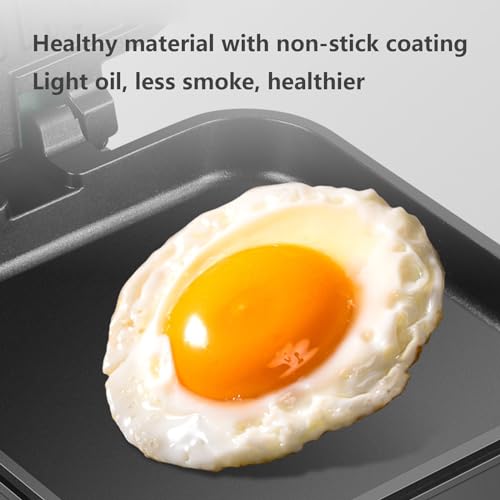 Poêle à gril multifonctionnelle double face électrique PEIXEN 1200W pliable à 180° - 4