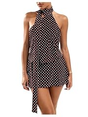 Coffee Brown Polka Dots