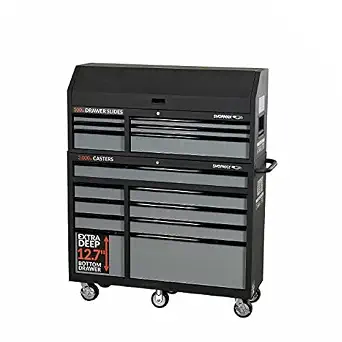 52 in. 15-Drawer Tool Chest and Rolling Cabinet Combo