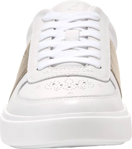 Cole Haan Cole Haan Womens Grand Crosscourt Della Sneaker, White/Soft Gold, 7.5-C US