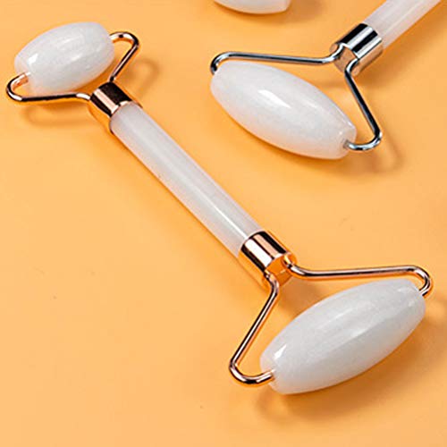 Massageador de Jade Jade Portátil para Massagem Facial Face Eye Neck Beauty Roller Anti Envelhecimen