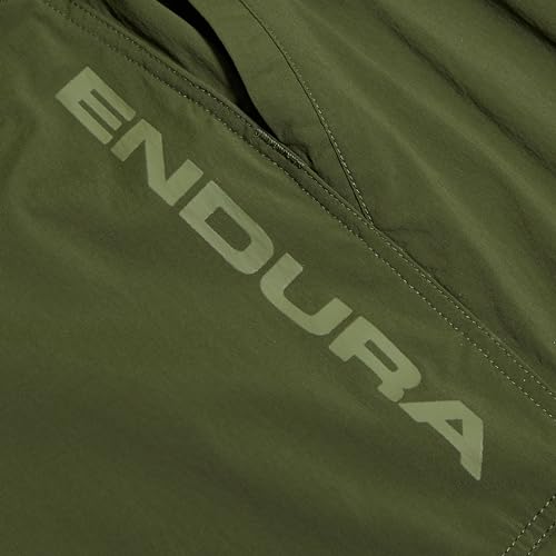 Endura Bermuda de ciclismo masculina Hummvee Lite Mountain Bike com forro removível verde Ghillie, g