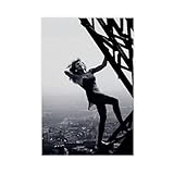 FKBALCZ Tina Turner Eiffelturm-Poster, Leinwand-Poster, 