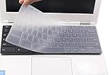 Keyboard Cover Compatible 13.3 inch Dell Chromebook 13 3380 & 11.6' Dell Chromebook 11 3100 C3181 P22T 3120 3180 3181 3189 5190 (NOT Compatible for Dell Inspiron 11 Windows System Laptop 3180) - Clear