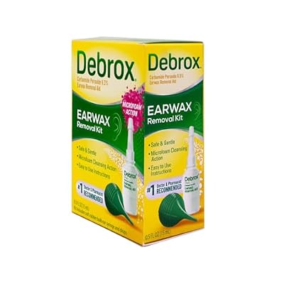 Debrox Drops Earwax Removal Aid Kit - 0.5 Oz (Pack of 3)