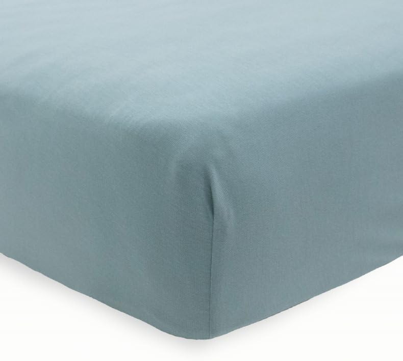 Miniatura 2 de Little Unicorn Sábana de cuna de punto elástico prémium  Súper suave con elasticidad óptima (Harbor)