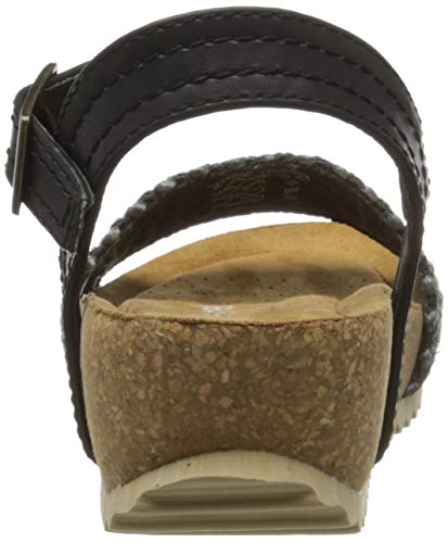 REFRESH 72259, Sandali Punta Aperta Donna, Nero