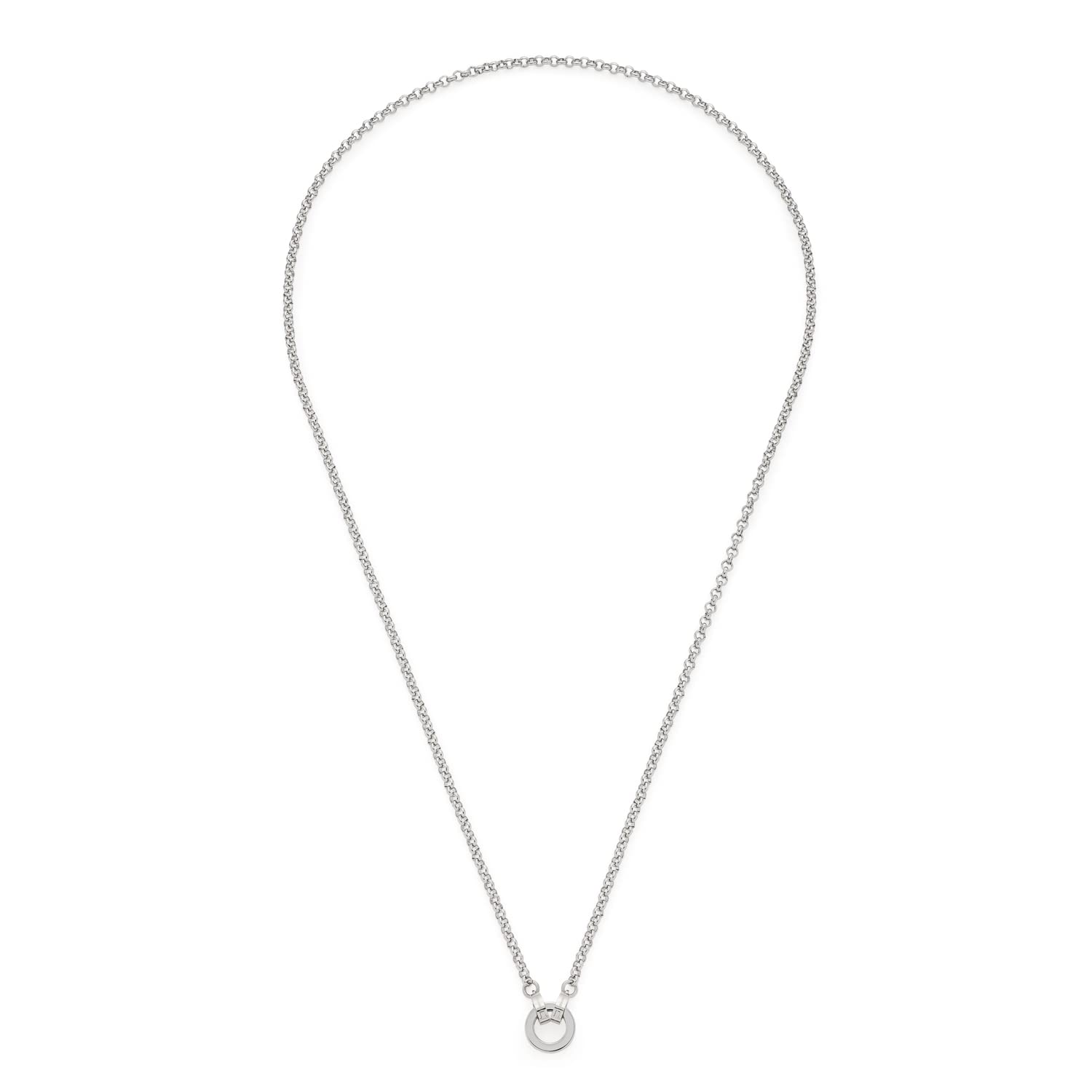 Leonardo Jewels Collana Clip&Mix Smile In Acciaio Oro Con Perline Agata: Gioiello Modulare 45 Cm - Ideale Per Allergiche