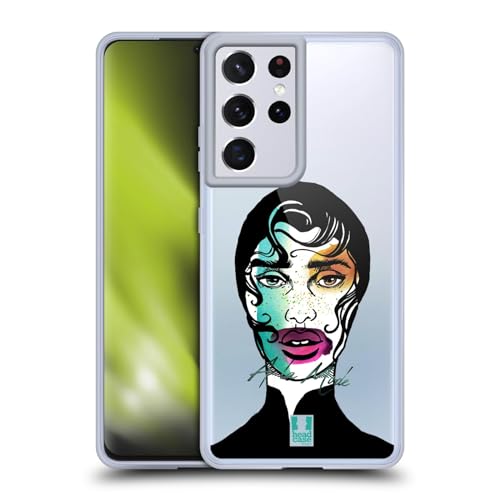 Head Case Designs A La Mode Avant Garde Faces Gel Case [Military Grade Protection] Compatible with Samsung Galaxy S21 Ultra 5G and Compatible with MagSafe