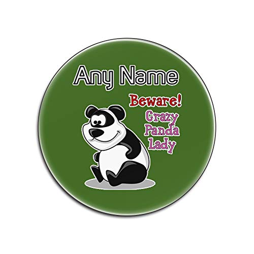 Dessous-de-verre Crazy Panda Lady contre les taches
