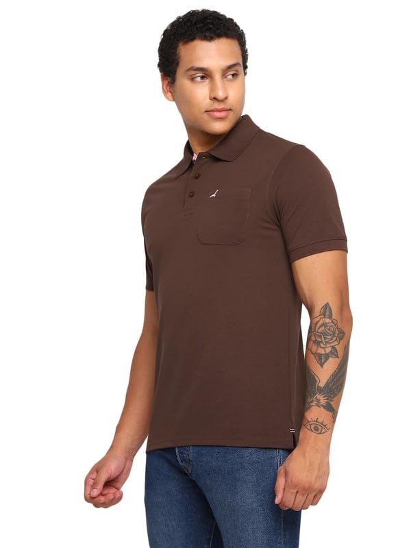 Image of AMERICAN CREW Polo Collar T-Shirt for Men with Pocket
