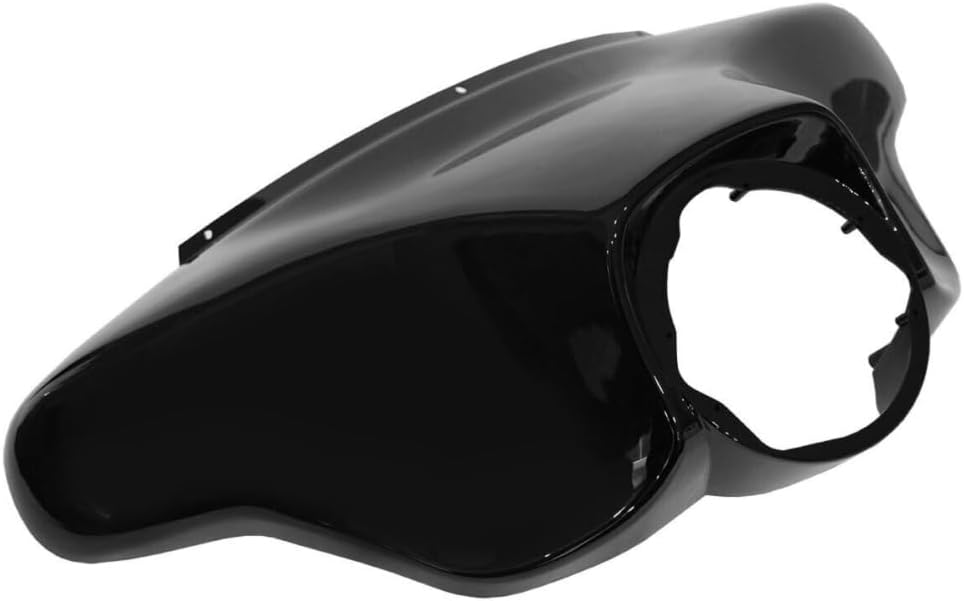 Asiph Vivid ABS Front Batwing Outer Fairing For Harley Davidson Street -(Black) -(ABS Plastic) -(Front-Position) XYF0726