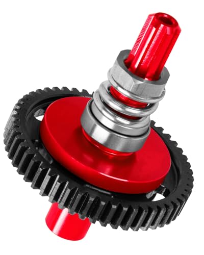 BRCatWPark 53T 0.8Mod Slipper Gear Upgrades Part for 1/10 Arrma Granite Senton Big Rock Vorteks 3S Blx Mega550, Kraton Outcast 4S Blx, 1/8 Typhon 3S,Red