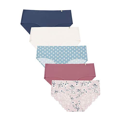 Image of Lucky Brand Women's Underwear - 5 Pack Microfiber Hipster Briefs (S-XL)