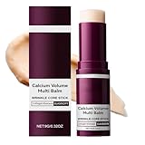 Xiaoqian Calcium Multi Balm, Calcium Volume Multi Balm, Wrinkle Core Stick, Collagen Moisturing Stick, Anti-aging, Hydrating, Almond & Vitamin E for Eye Cream Neck (1Pc)