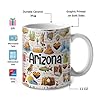 Lotacy Arizona Symbols Colorful Coffee Mug, Ceramic 11 oz, Arizona Souvenirs and Gifts Men And Women #2
