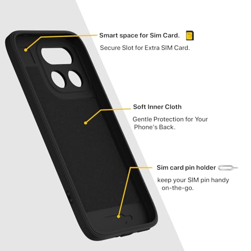 Image of Pikkme Back Cover for Realme 16 Pro 5G Soft Matte Silicone Mag-Safe Design (Mag-Safe Not Support) Camera Protection | Slim Fit Bumper Cover (Black)