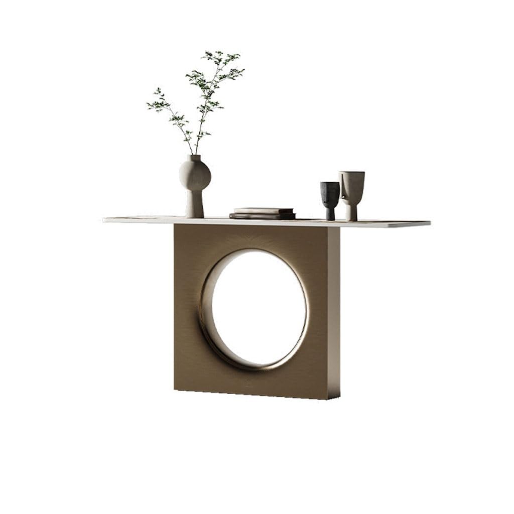 ENGENDER Console Tables Entrance Desk Table Villa Hotel Modern Simple Entry Door Shelves Aisle Decorative Cabinet(35.43in)