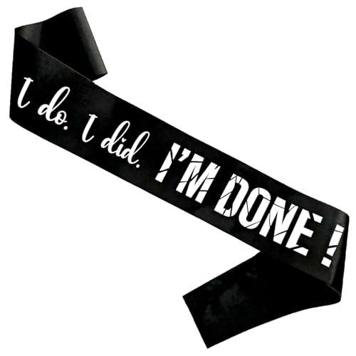 Decorit Écharpe I Do I Did I'm Done Divorce Femme/Homme