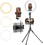 UBeesize 12" Ring Light with 74" Extendable Tripod Stand & iPad, Phone Holder, LED Circle Light with Phone,Tablet Holder for Video Recording, Photography, Live Stream, Makeup, Webcam, TikTok, YouTube